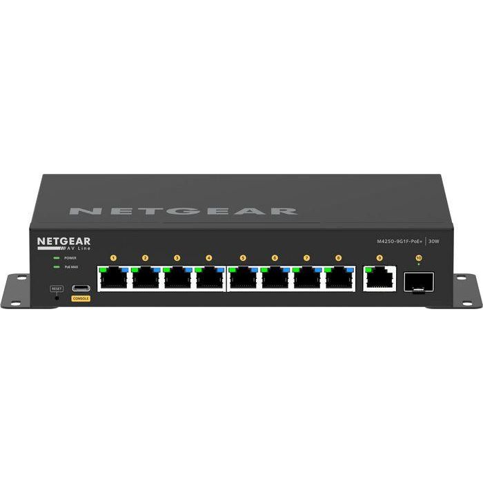 NETGEAR GSM4210PD-100EUS - Switch de 10 puertos: 8xPoE+ 110W, 1x1G, 1xSFP