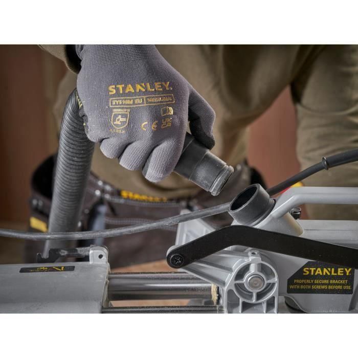 Stanley Fatmax SM1800-QS Sierra de Brazo Radial 254mm, 1800W, Diámetro Interior 30mm, 0-4800 RPM 5