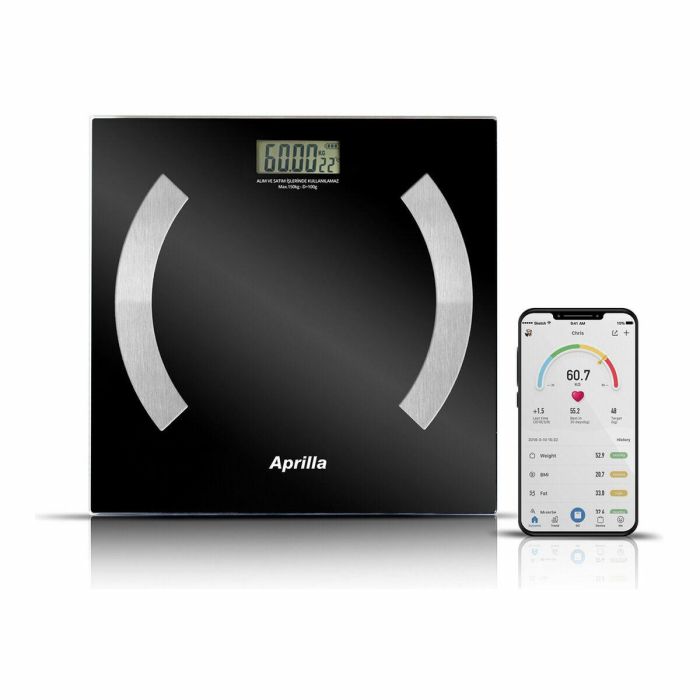 Báscula Digital con Bluetooth Aprilla (6 Unidades) 1