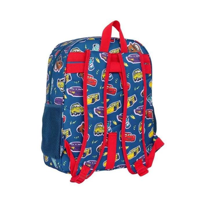 Safta Mochila Junior Cars "Racing" con Carro 32x38x12cm 1