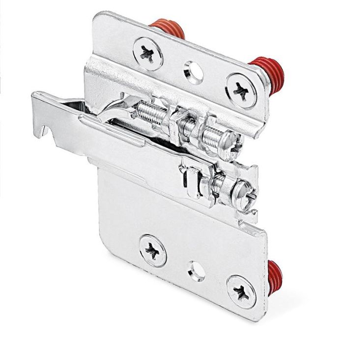 CAMAR 807 Colgador Mueble Suspendido Forte Derecho, Regulable, Antidescolgamiento Patentado, 55kg/unidad, Montaje Directo Zincado