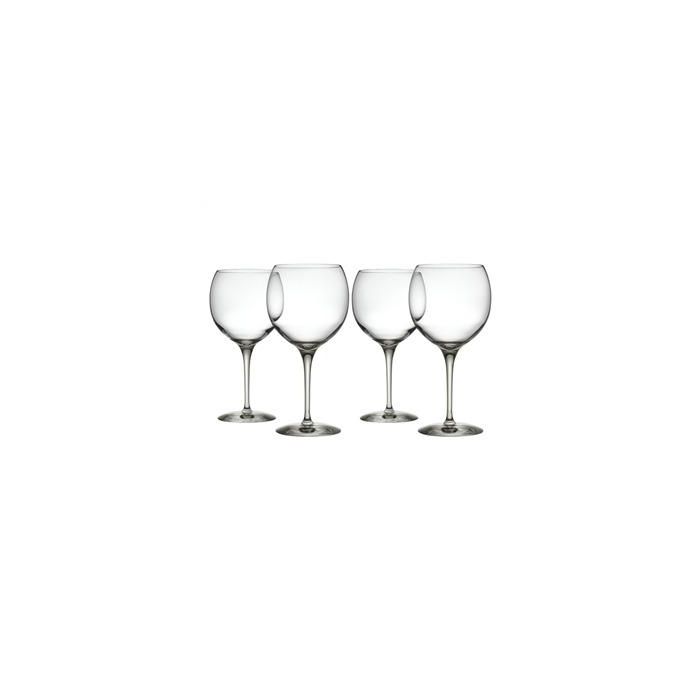 Alessi SG119/0S4 Set 4 Vasos de Vino Tinto Vidrio Cristalino Mami XL