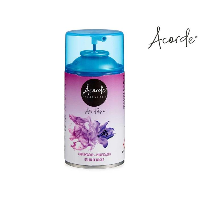 Acorde Recambio Ambientador Aerosol 250 ml Galán de Noche 6.5 x 14.5 x 6.5 cm (Set de 6) 2
