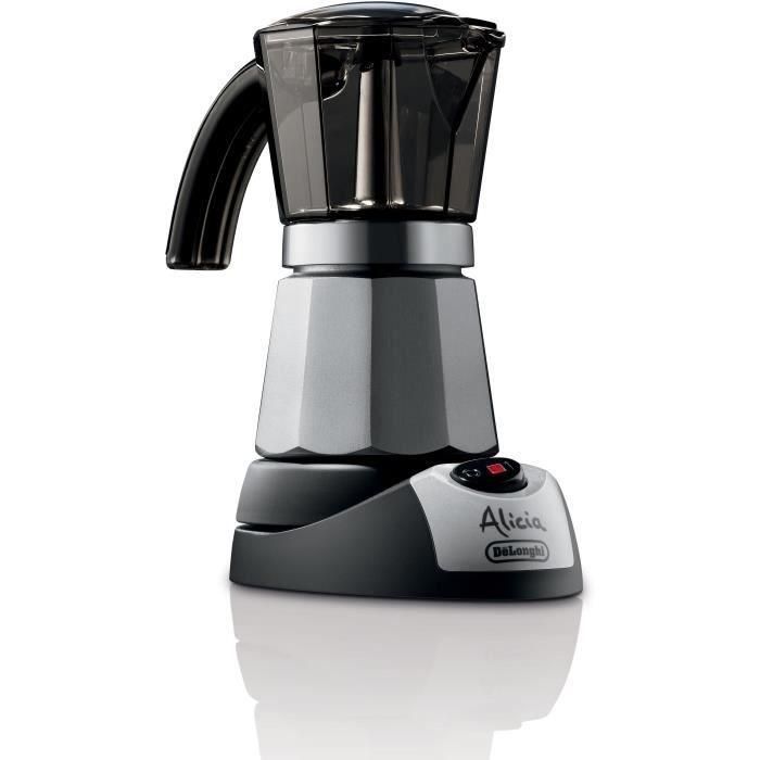 Delonghi EMKM6B Cafetera Moka Eléctrica Italiana Alicia Plus Blanca, 6 tazas, apagado automático, filtro para 3 o 6 tazas 2 Delonghi EMKM6B Cafetera Moka Eléctrica Italiana Alicia Plus Blanca, 6 tazas, apagado automático, filtro para 3 o 6 tazas 2