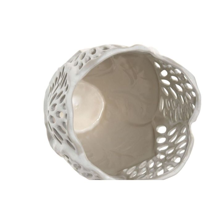 DKD Home Decor Jarrón Shabby Blanco de Cerámica 23x36x23 cm 1 DKD Home Decor Jarrón Shabby Blanco de Cerámica 23x36x23 cm 1