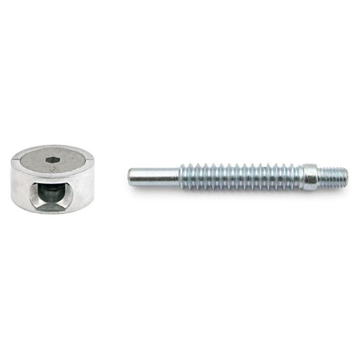 Herrajes Alk Kit de Conexión Excéntrica Ø35 Hunter con Tornillo de 84mm