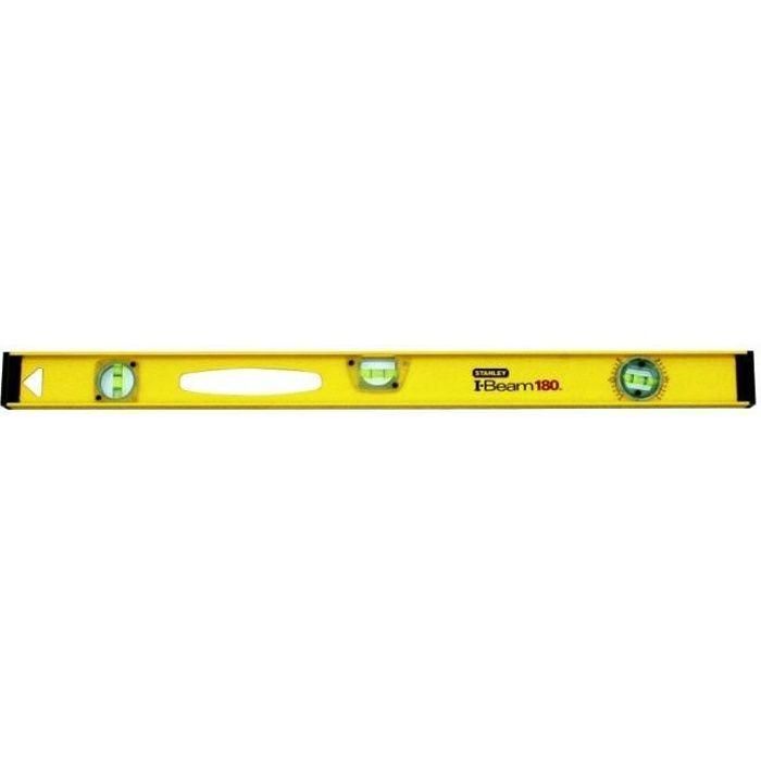 Stanley 180 Nivel I-Beam 80cm con 3 viales reversibles, precisión +/- 1.5 mm/m Stanley 180 Nivel I-Beam 80cm con 3 viales reversibles, precisión +/- 1.5 mm/m