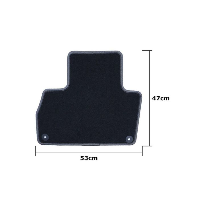 Set de Alfombrillas para Coche OCC Motorsport OCCMS0003GD Negro Gris oscuro Maserati Levante 2016 5 Piezas 1