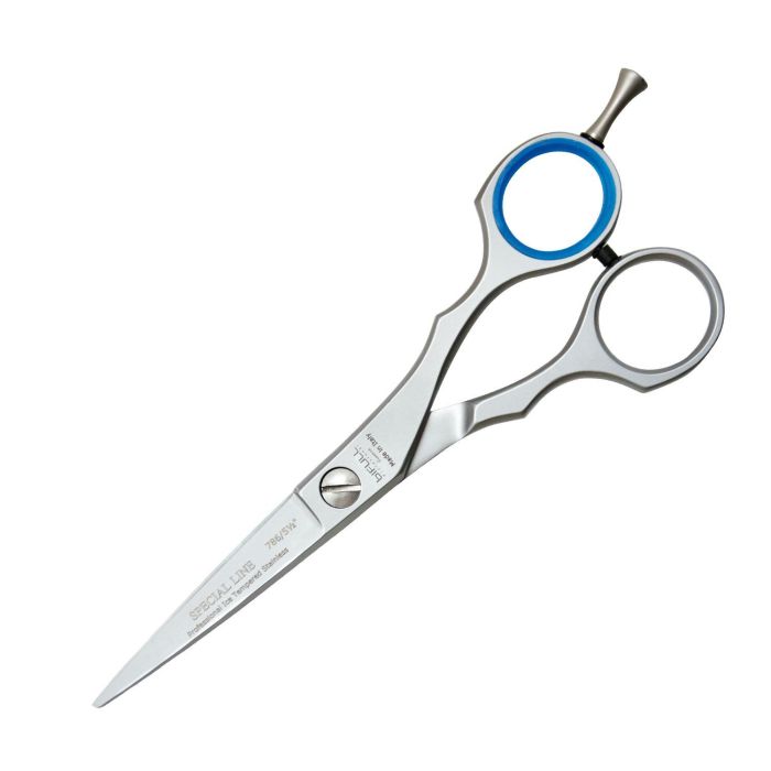 Bifull Tijera Peluquería Advanced 5.5" (14 cm) Acero Inox AISI 420, Dureza 54-55 Rockwell, Acabado Arenado, Made in Italy