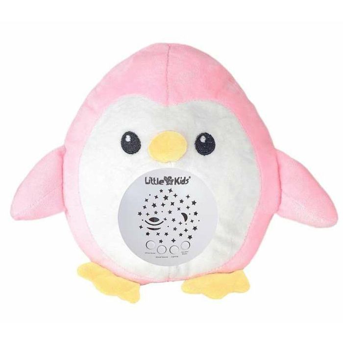Creaciones Llopis Figura Decorativa Proyector Musical Pingüino Rosa de 22 cm, sin Pilas, Ideal para Niños +3 Años Creaciones Llopis Figura Decorativa Proyector Musical Pingüino Rosa de 22 cm, sin Pilas, Ideal para Niños +3 Años