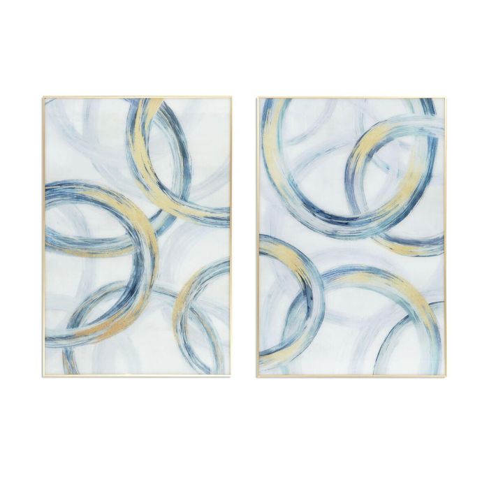 Cuadro DKD Home Decor Abstracto Moderno 80 x 2,5 x 120 cm (2 Unidades) 3 Cuadro DKD Home Decor Abstracto Moderno 80 x 2,5 x 120 cm (2 Unidades) 3
