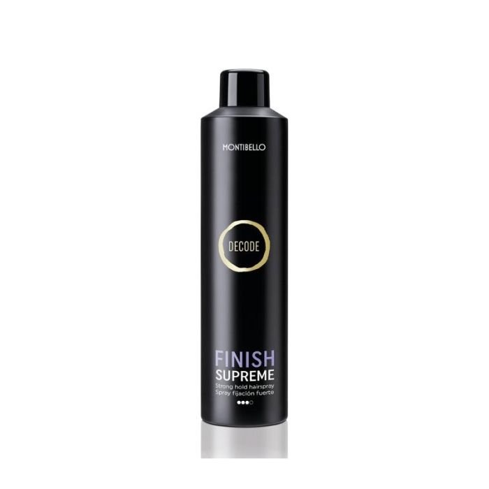 Montibel·Lo Decode Finish Supreme Laca Fijación Fuerte para Todo Tipo de Cabello 400ml
