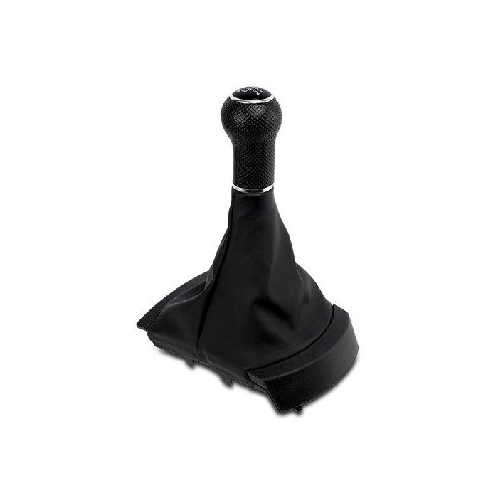 Seat POM40134 Pomo Recambio con Fuelle 5/6 Velocidades para Seat Ibiza 2002-2008 de Símil Piel Seat POM40134 Pomo Recambio con Fuelle 5/6 Velocidades para Seat Ibiza 2002-2008 de Símil Piel
