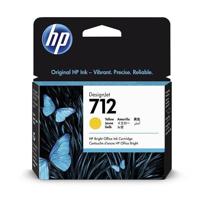 Hp Tinta Amarillo Designjet T200 - T600 - Nº 712