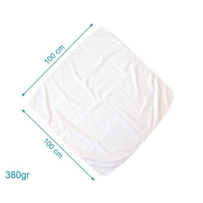 KioKids Toalla de Baño Bebé 100% Bambú con Capucha 100x100 cm Blanca. Suave, Antihumedad, Termoclimática y Certificado OEKOTEX. 3 KioKids Toalla de Baño Bebé 100% Bambú con Capucha 100x100 cm Blanca. Suave, Antihumedad, Termoclimática y Certificado OEKOTEX. 3