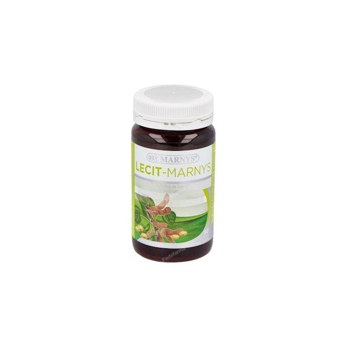 Lecitmar Lecitina de Soja 1200mg NO-GMO con Aceite de Soja, 60 Perlas, para Absorción Celular
