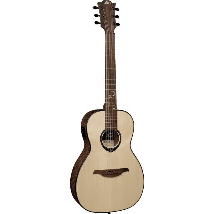 LAG Guitarra Acústica Parlor Michel Haumont T318 A/E - Natural 1 LAG Guitarra Acústica Parlor Michel Haumont T318 A/E - Natural 1