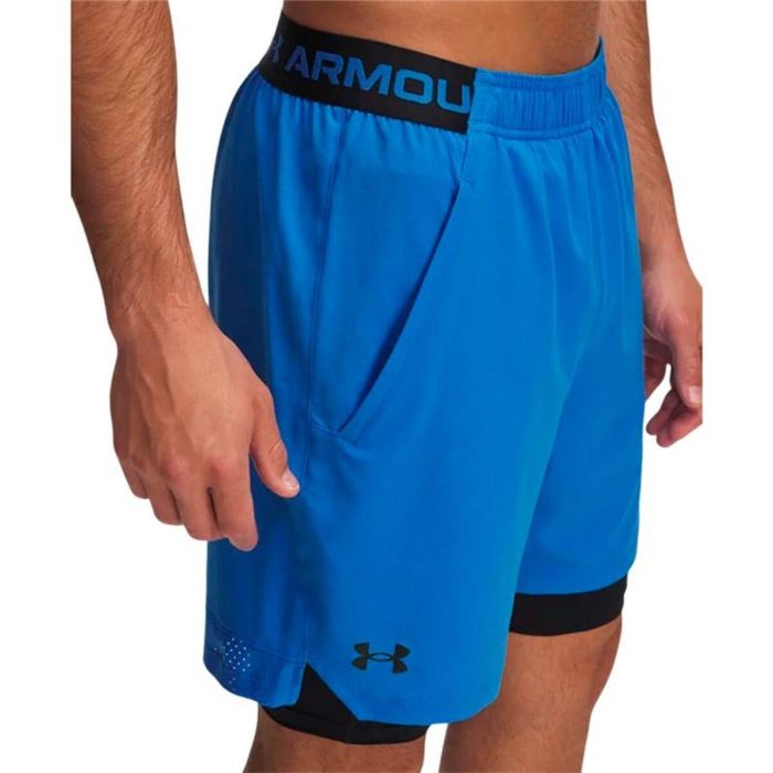 Pantalones Cortos Deportivos para Hombre Under Armour Vanish Woven Azul 4-5 Años 1