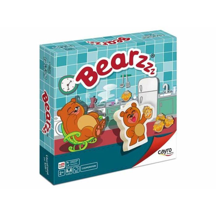 Cayro Bearzzz Juego de Mesa de Madera para 2 Jugadores, ideal para Niños de 2 a 5 Años Cayro Bearzzz Juego de Mesa de Madera para 2 Jugadores, ideal para Niños de 2 a 5 Años