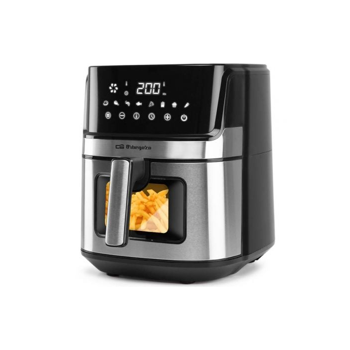 Orbegozo Freidora por Aire Airfryer Sin Aceite FDR 6520 18324OR 1700W Capacidad 6.5L