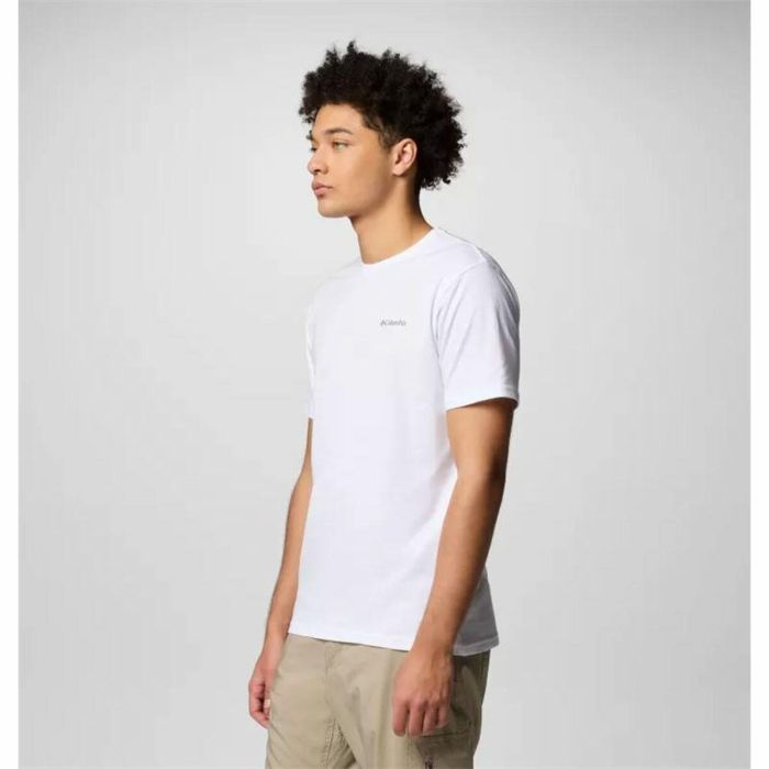 Camiseta de Manga Corta Hombre Columbia North Cascades™ Sleeve Blanco 2