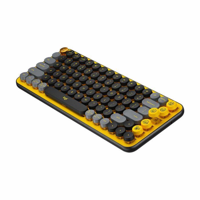 Teclado Logitech Pop Keys Blast Yellow 5 Teclado Logitech Pop Keys Blast Yellow 5