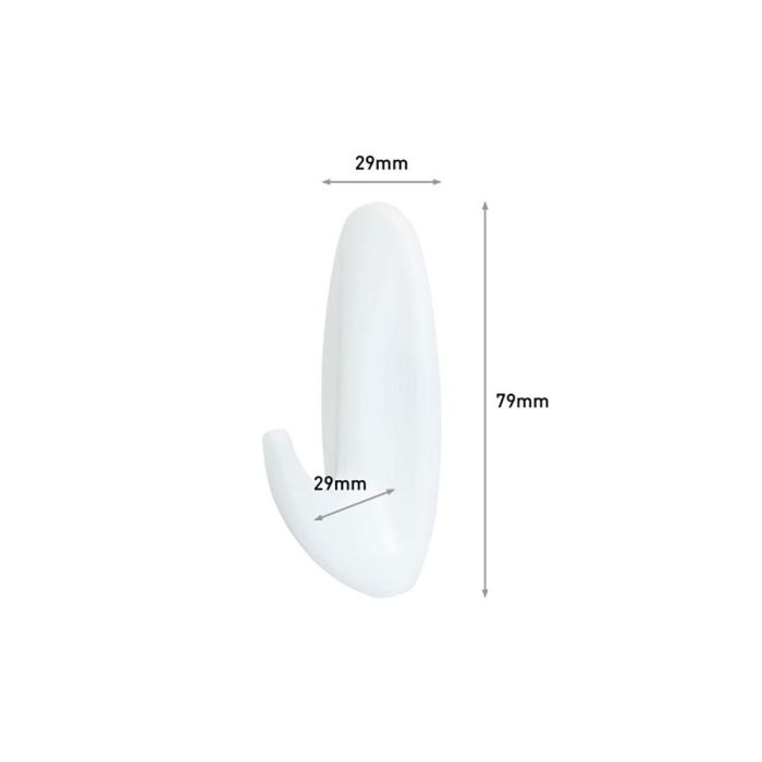 3M Command Blister 2 Ganchos Adhesivos Medianos Hasta 1,3kg Blanco para Baño 7100121117 2 3M Command Blister 2 Ganchos Adhesivos Medianos Hasta 1,3kg Blanco para Baño 7100121117 2