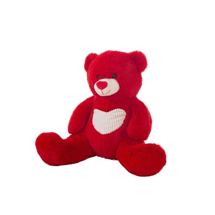 Oso chloe 85 cm bolsillo pana 2 col. rojo, marrón 1 Oso chloe 85 cm bolsillo pana 2 col. rojo, marrón 1