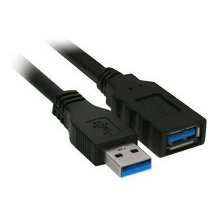 Cable USB 3.0 A a USB A NANOCABLE 10.01.0902BK 2 m Negro 1
