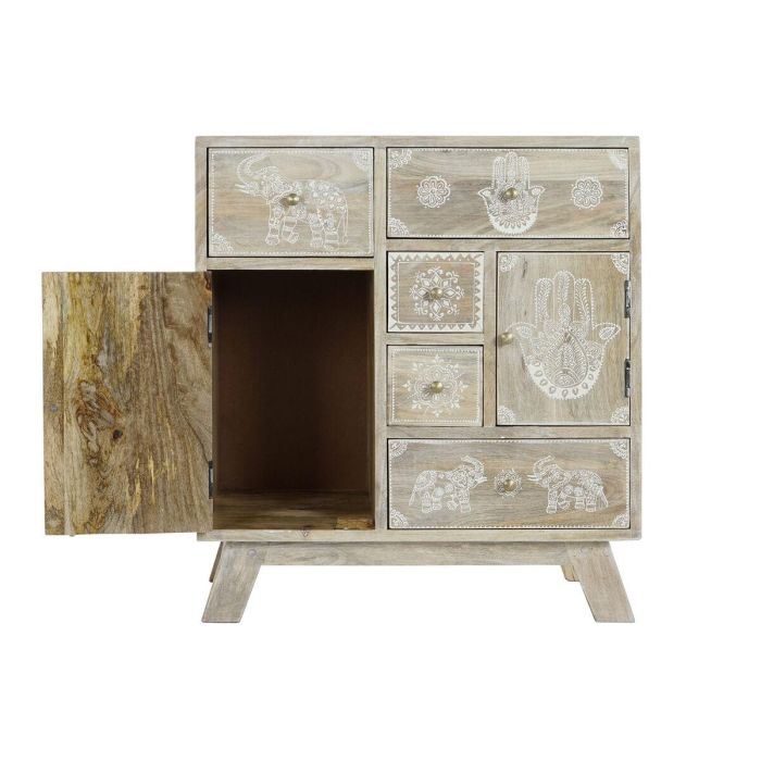 Cajonera DKD Home Decor Natural Madera de mango 61 x 33,5 x 68,5 cm 3 Cajonera DKD Home Decor Natural Madera de mango 61 x 33,5 x 68,5 cm 3