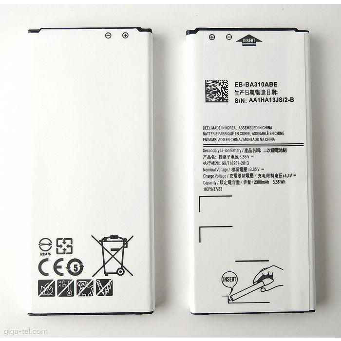 CoreParts Battery for Samsung Mobile 6.46Wh Li-ion 3.8V 1700mAh, for Galaxy A3 2016, Galaxy A3 2016 Duos LTE, Galaxy A3 2016 LTE, SM-A310, SM-A310F/DS, SM-A310Y CoreParts Battery for Samsung Mobile 6.46Wh Li-ion 3.8V 1700mAh, for Galaxy A3 2016, Galaxy A3 2016 Duos LTE, Galaxy A3 2016 LTE, SM-A310, SM-A310F/DS, SM-A310Y