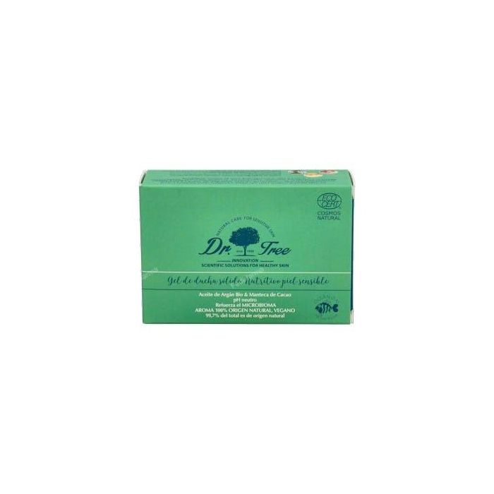DR. TREE Gel Sólido Nutritivo Cosmos 120g - Limpia, Calma, Hidrata y Protege con Argán Bio & Cacao