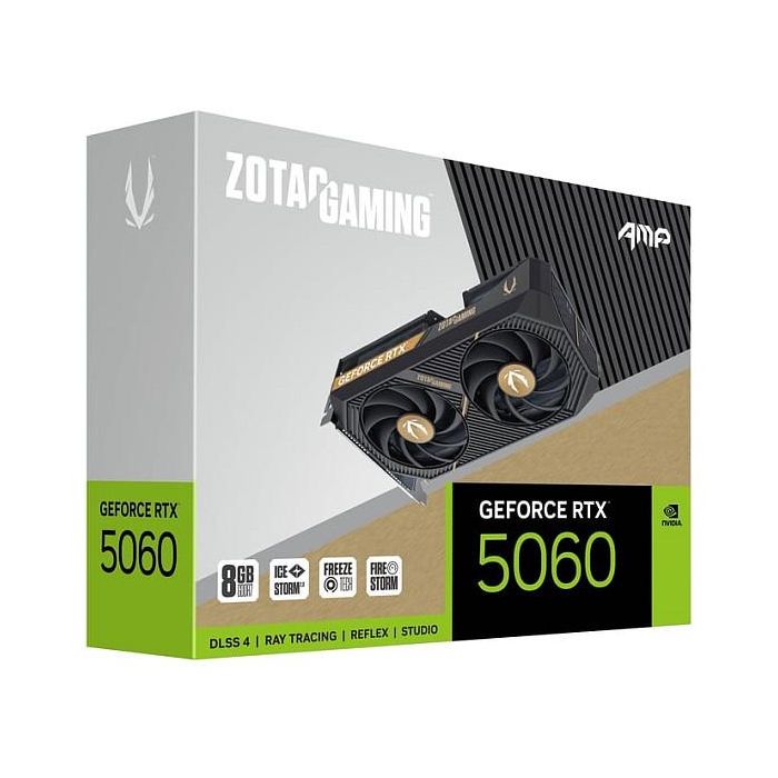 Zotac RTX 5060 AMP 8GB GDDR7 HDMI 3xDP Tarjeta Gráfica 6
