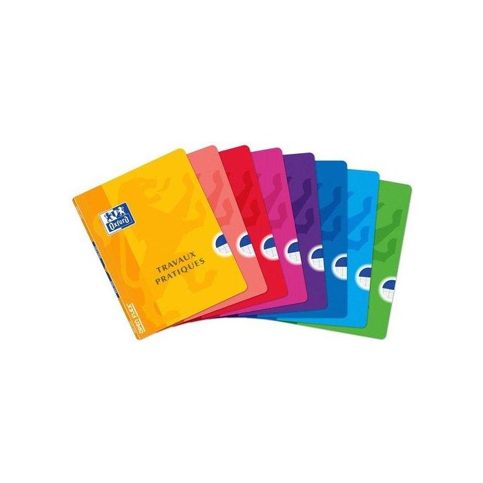 Libreta Grapada Oxford School Openflex A5+ 48H Seyes Col.Sur. 10 unidades