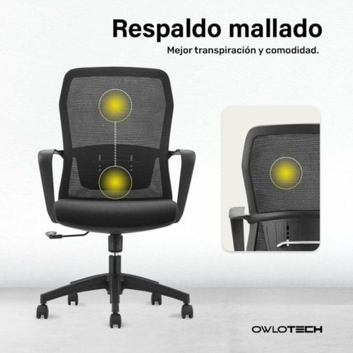 Silla de Oficina Owlotech Negro 4