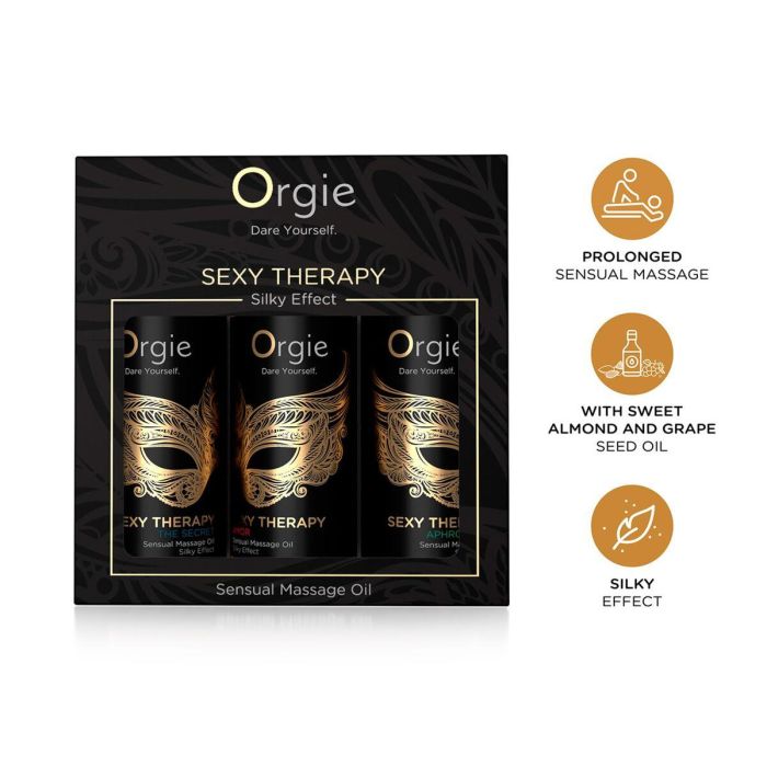 Aceite de Masaje Erótico Orgie Sexy Therapy Mini 30 ml x 3 3 Aceite de Masaje Erótico Orgie Sexy Therapy Mini 30 ml x 3 3
