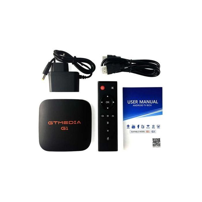 ANDROID TV BOX GTMEDIA G1 - 4K - QC 1.5GHZ - 8GB - 1GB RAM - HDMI - LAN - WIFI - MICRO SD - ANDROID - MANDO A DISTANCIA 1 ANDROID TV BOX GTMEDIA G1 - 4K - QC 1.5GHZ - 8GB - 1GB RAM - HDMI - LAN - WIFI - MICRO SD - ANDROID - MANDO A DISTANCIA 1