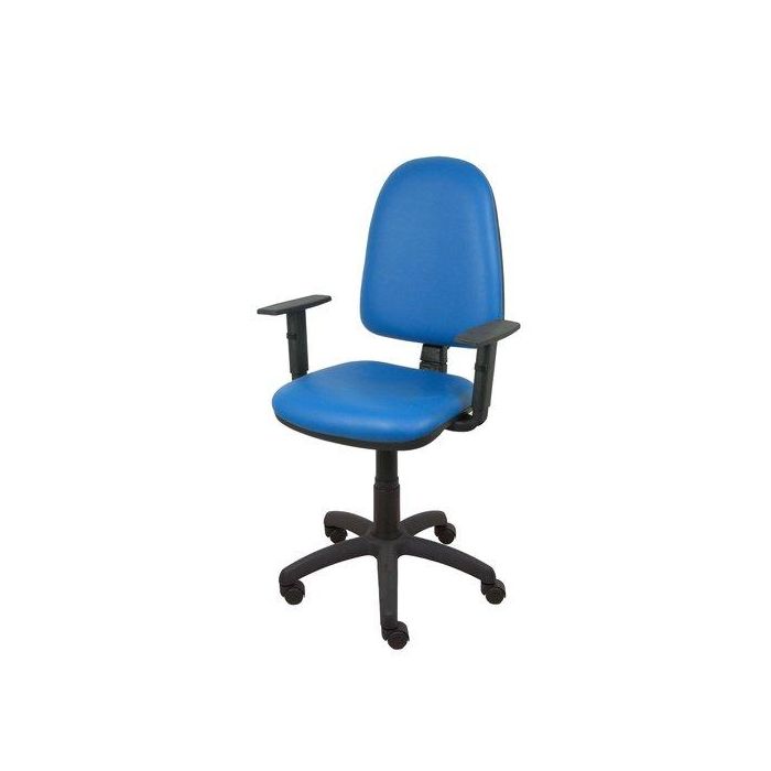 Silla Piqueras Y Crespo Ayna Brazos Regulables Mecanismo Contacto Permanente Con Regulacion De Profundidad Asiento Y Respaldo Tapizado Similpiel Azul