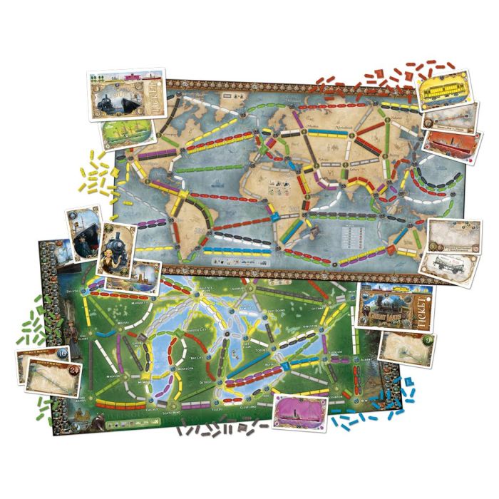 Days of Wonder Aventureros al Tren! La Vuelta al Mundo Juego de Mesa 1 Days of Wonder Aventureros al Tren! La Vuelta al Mundo Juego de Mesa 1