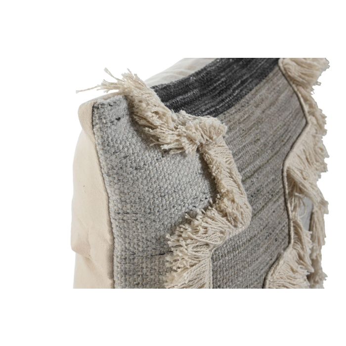Cojin Boho DKD Home Decor Verde Gris 45 x 45 cm (2 Unidades) 1