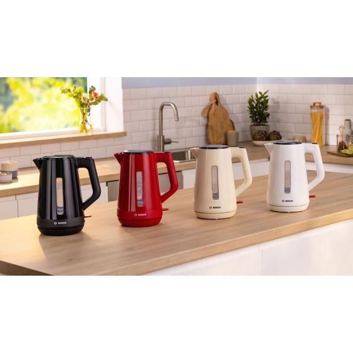 Hervidor - BOSCH - TWK1M121 MyMoment - Blanco - capacidad 1,7L - base 360° - recogecables - 3 dispositivos de seguridad automáticos 5 Hervidor - BOSCH - TWK1M121 MyMoment - Blanco - capacidad 1,7L - base 360° - recogecables - 3 dispositivos de seguridad automáticos 5