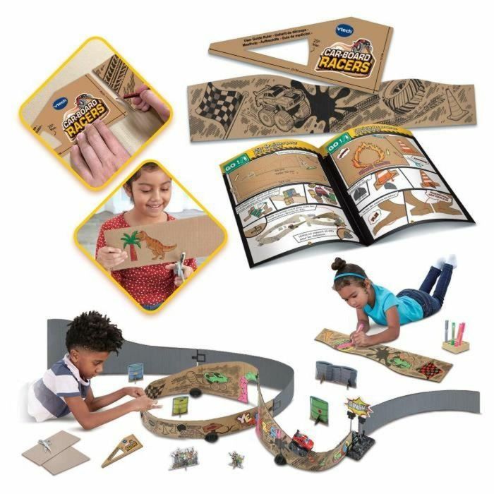 Juego Educativo Vtech Car Board Racer Monster Trucks 4 Juego Educativo Vtech Car Board Racer Monster Trucks 4