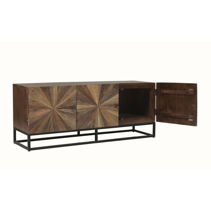 Mueble de TV Home ESPRIT Negro Natural 135 x 40 x 55 cm 5