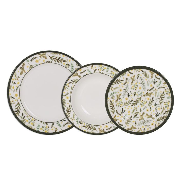 Vajilla Santa Clara Castroverde 12Pcs - Stoneware Vitrificado, Resistente, Apto Lavavajillas y Microondas (2 Unidades) 3 Vajilla Santa Clara Castroverde 12Pcs - Stoneware Vitrificado, Resistente, Apto Lavavajillas y Microondas (2 Unidades) 3