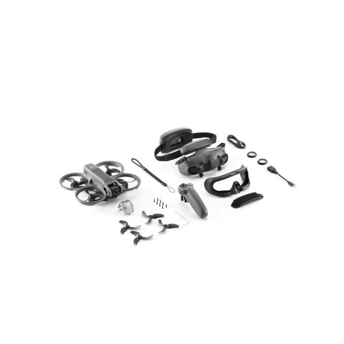 DJI DJI1712768924578 - Pack Drone DJI Avata 2 con Estabilizador RC Motion 3 y Auriculares Googles 3 4