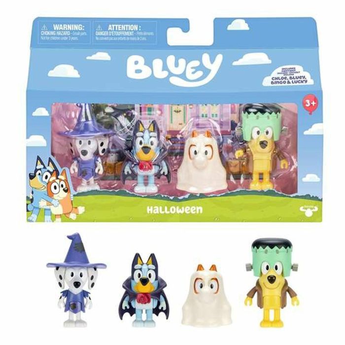 Figura bluey pack de 4 figuras con diferentees temas. 6 cm - modelos surtidos 1 Figura bluey pack de 4 figuras con diferentees temas. 6 cm - modelos surtidos 1