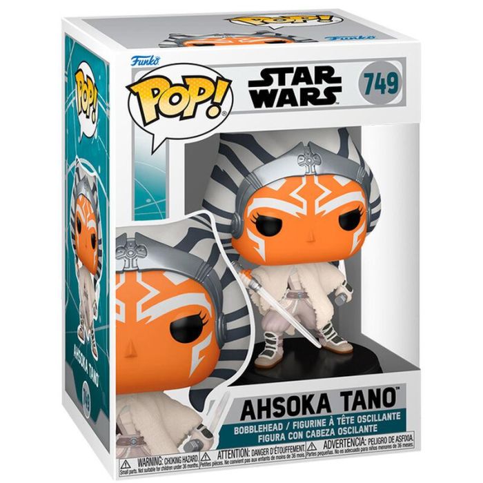 Funko Pop 83760 Figura de Colección Star Wars: Ahsoka Tano 'La Guerrera' (Serie Ahsoka) con dos sables de luz, 10,9 cm 0 Funko Pop 83760 Figura de Colección Star Wars: Ahsoka Tano 'La Guerrera' (Serie Ahsoka) con dos sables de luz, 10,9 cm 0