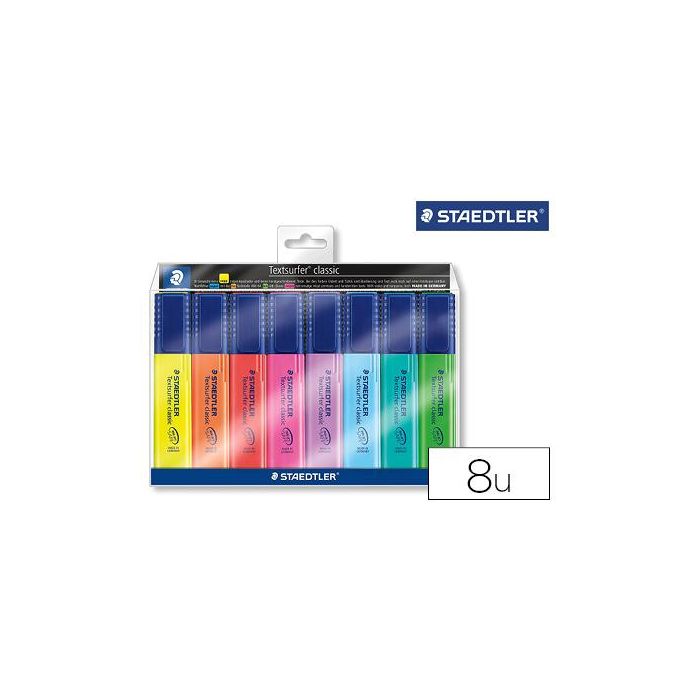 Staedtler Marcador Fluorescente Textsurfer Classic Colores Blíster 6+2 Ud