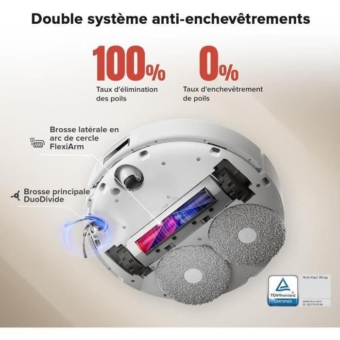 Roborock ROB6970995789942 Q Revo Curv Robot Aspirador con Estación Multifunción 3.0, 18500 Pa, Sistema Antienredos 4