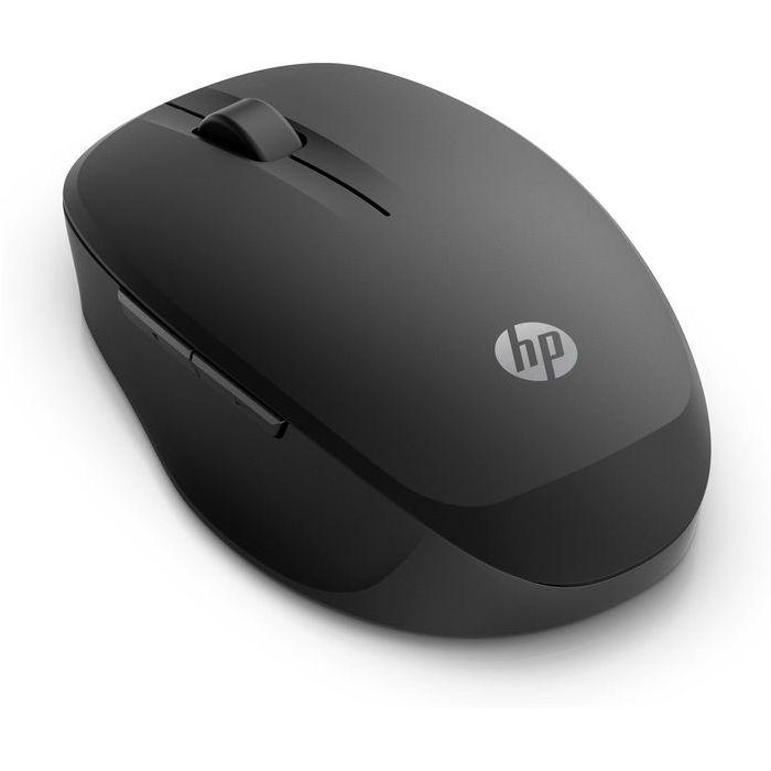 HP 300 Ratón Inalámbrico Doble Modo Negro: Conecta a 2 PCs (Bluetooth y 2.4 GHz) - Eficiencia y Versatilidad para tu Trabajo 1